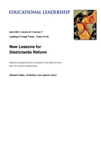 New Lessons for Districtwide Reform