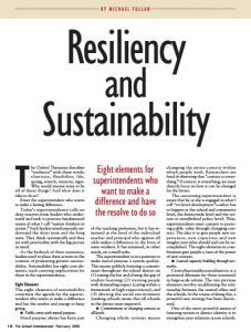 Resiliency and Sustainability