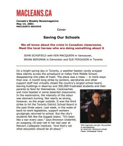 Saving Our Schools